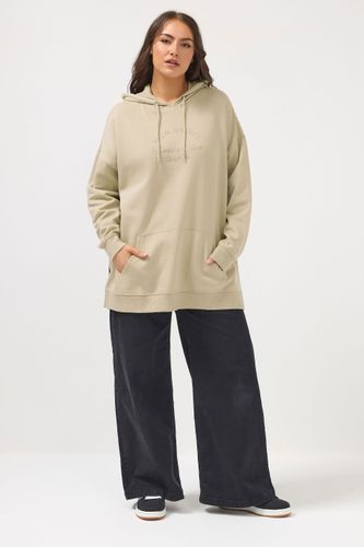 Sweat À Capuche Beige À Message « Palm Springs » Size 48 - Yours - Modalova