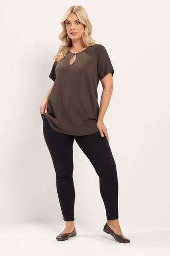 Top Formel Marron Chocolat À Encolure Goutte D'eau Size 42 - Yours - Modalova