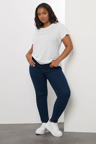 Tshirt Blanc Manches Courtes En Jersey Size 66-68 - Yours - Modalova