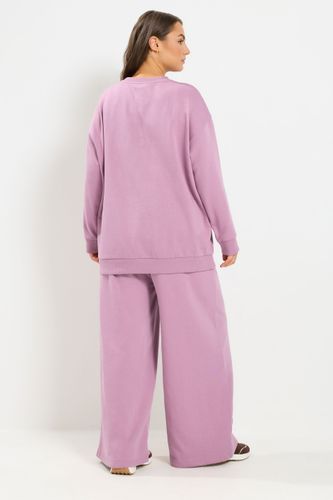 Ensemble Sweatshirt Et Pantalon De Jogging Rose Clair Size Regular > 42-44 - Yours - Modalova