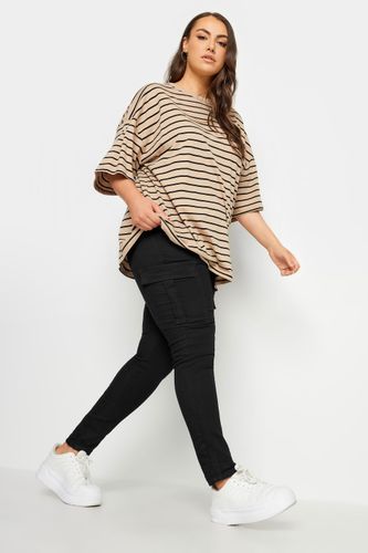 Jegging Noir Grace Coupe Cargo Size 52 - Yours - Modalova