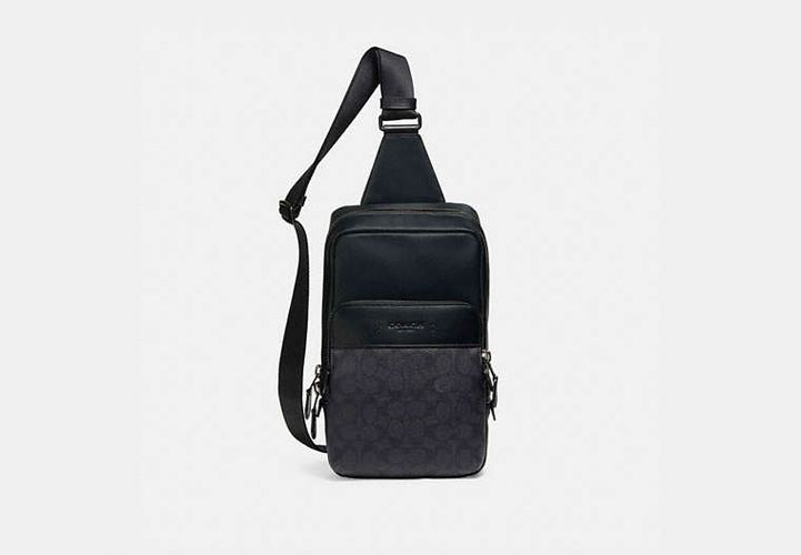 Sac Gotham En Toile Signature - COACH - Modalova