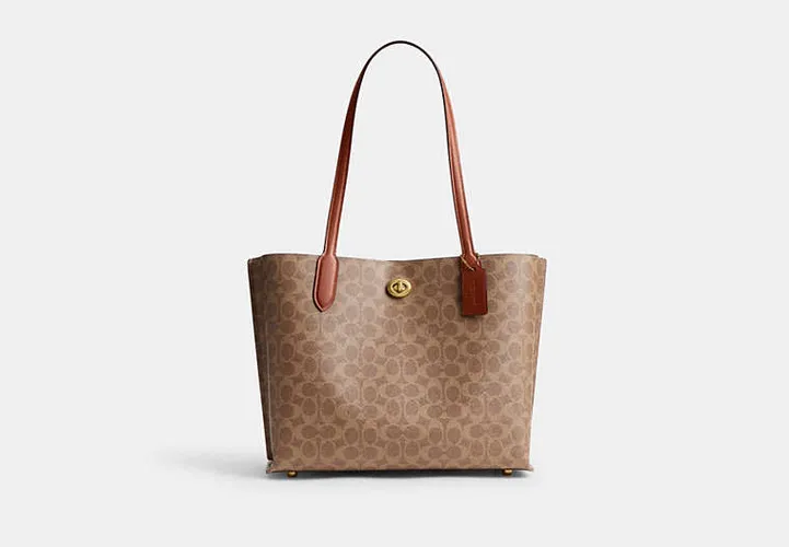 Cabas Willow En Toile Exclusive - COACH - Modalova