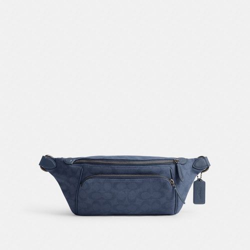 Sac banane League en toile jacquard Signature - COACH - Modalova