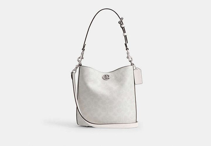 Sac seau souple Willow 19 en toile exclusive - COACH - Modalova
