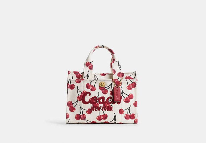 Cabas Cargo 26 avec motif cerise - COACH - Modalova