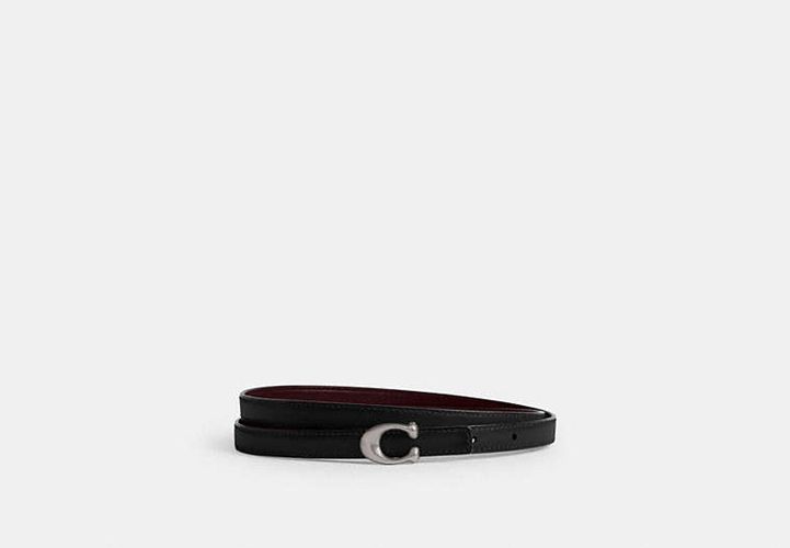 Ceinture réversible avec boucle exclusive sculptée - COACH - Modalova