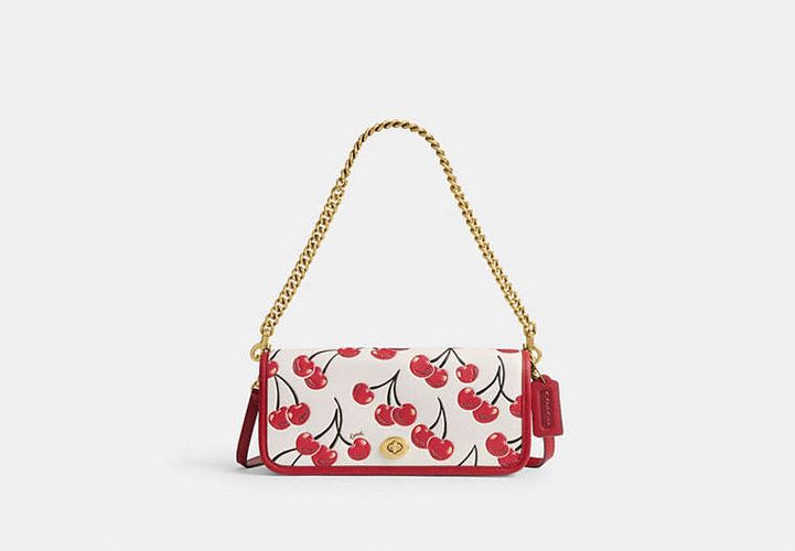 Sac Dinky avec motif cerise - COACH - Modalova