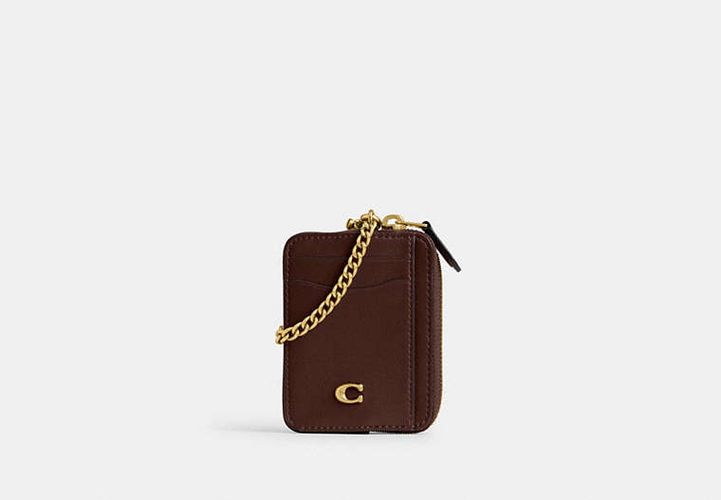 Porte-cartes avec chaîne Essentiel - COACH - Modalova