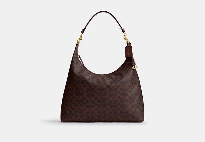Sac épaule Juliet 38 en toile exclusive - COACH - Modalova