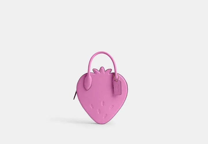 Sac Fraise En Cuir Régénéré - COACH - Modalova