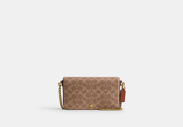 Sac bandoulière Mila en toile exclusive - COACH - Modalova