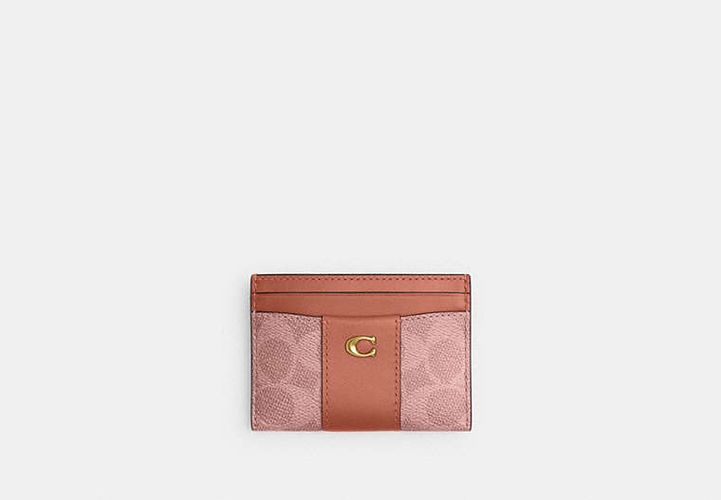 Porte-Cartes Essentiel En Toile Exclusive - COACH - Modalova