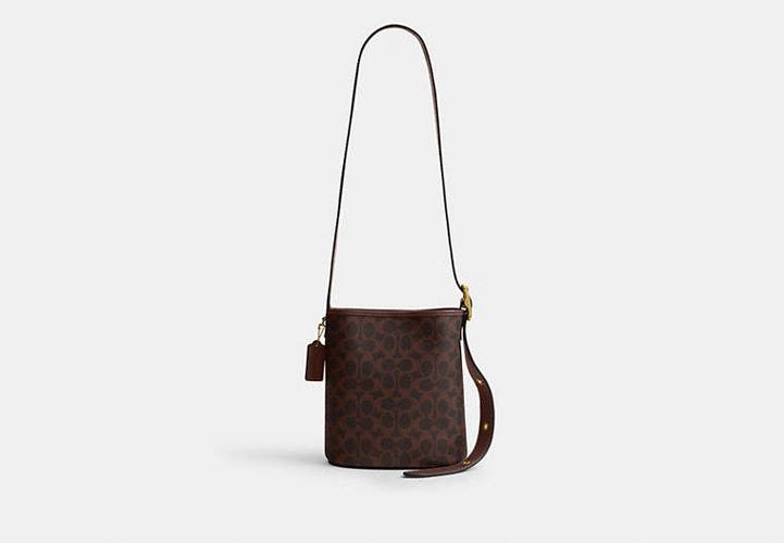 Sac Seau Bleecker 21 En Toile Exclusive - COACH - Modalova