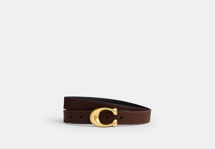 Ceinture Réversible à Boucle « C » Sculptée, 25 Mm - COACH - Modalova