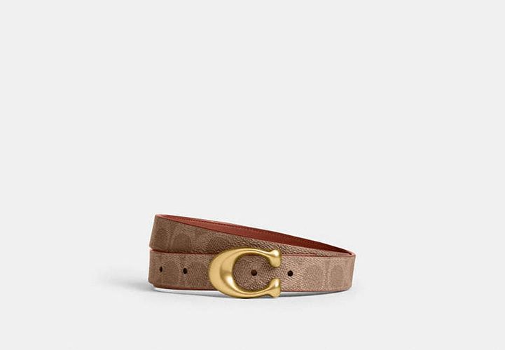 Ceinture Réversible à Boucle « C » Sculptée, 25 Mm - COACH - Modalova