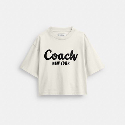 T-shirt court signature Cursive - COACH - Modalova