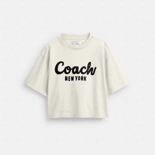 T Shirt Court Signature Cursive - COACH - Modalova