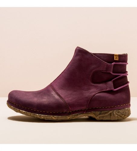 N9171MO0005_091 N917 Angkor lilas bottines en cuir lilas (36), 1 à 3 cm, Fermeture éclair, Casuel, Violet - El Naturalista - Modalova