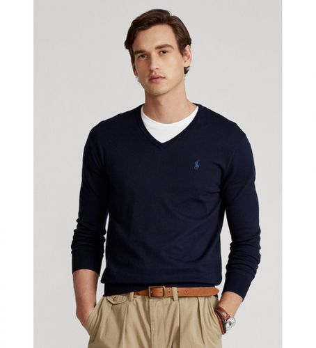 Pull Slim Fit 710670789004 (S), Casuel, Coton, Marine - Polo Ralph Lauren - Modalova