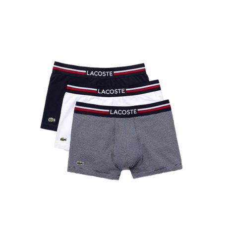 H3413_525 Lot de 3 boxers Courst , blanc (S), Casuel, Coton, Élasthanne - Lacoste - Modalova