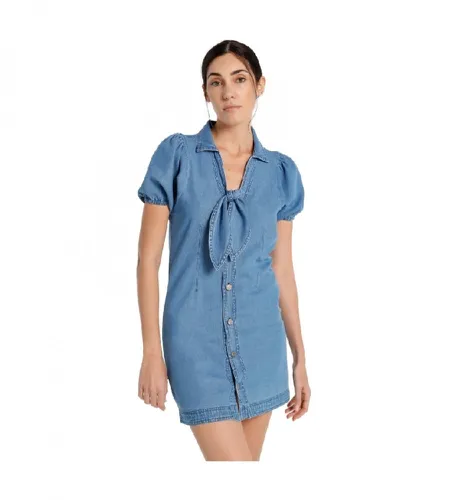 Robe longue en denim (S), Casuel, Coton, Manche courte - Lois Jeans - Modalova