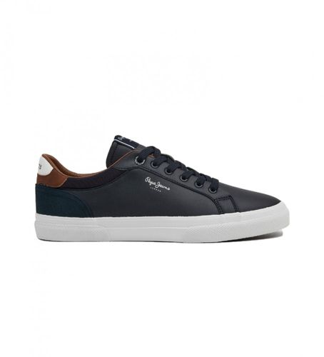 PMS30839 Baskets en cuir Court De Kenton (42), Plat, Lacets, Casuel - Pepe Jeans - Modalova