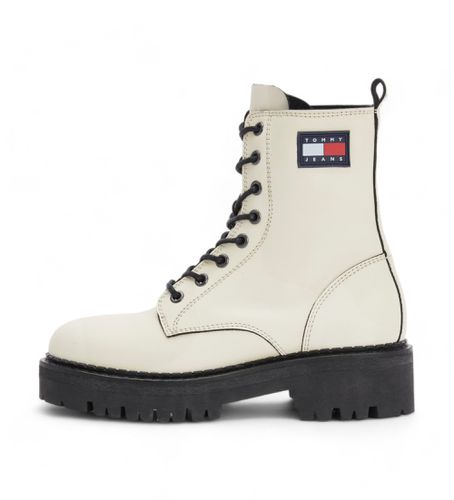 EN0EN01997 Bottines Urban Piping en cuir (36), Plat, Lacets, Casuel - Tommy Jeans - Modalova