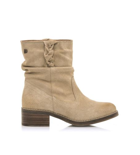 Bottines casual FRONTIER en cuir (37), Plat, Fermeture éclair, Casuel - Mustang - Modalova