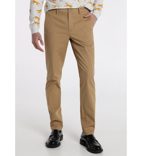 Pantalon chino marron à taille moyenne, coupe slim, boxer (30), Casuel, Coton, Classique - Bendorff - Modalova