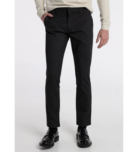 Pantalon chino à taille moyenne, imprimé, coupe slim (30), Casuel, Multicolore, Coton, Classique, Polyester - Bendorff - Modalova