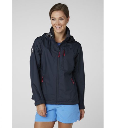 Veste W Crew Hooded (S), De plein air, Manche longue, Marine - Helly Hansen - Modalova