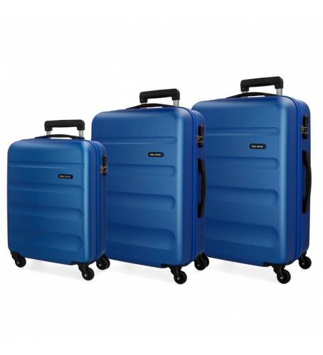 Unisex. 5849463 Set de valises rigides Flex Flex 55-64-75 cm (OSFA), Casuel, ABS/Polycarbonate, Marine - Roll Road - Modalova