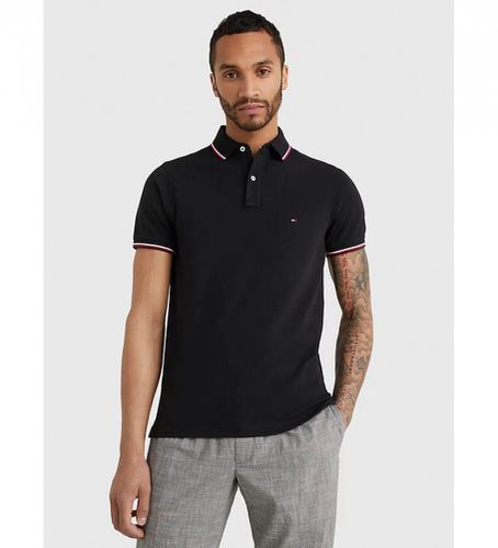 MW0MW13080 Polo Slim à bout pointu (XXL), Casuel, Manche courte, Le coton biologique, Durable - Tommy Hilfiger - Modalova