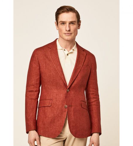 HM443173 Blazer Delave (42/32), Casuel, Fête, Coton, Classique, Manche longue - Hackett London - Modalova