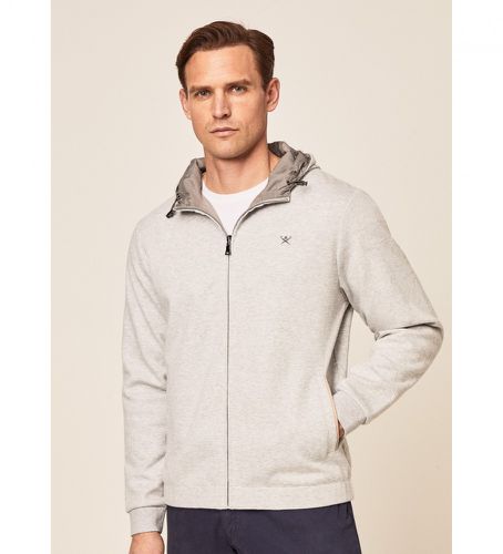 HM581124 Sweat hybride réversible (S), Casuel, Coton, Manche longue - Hackett London - Modalova