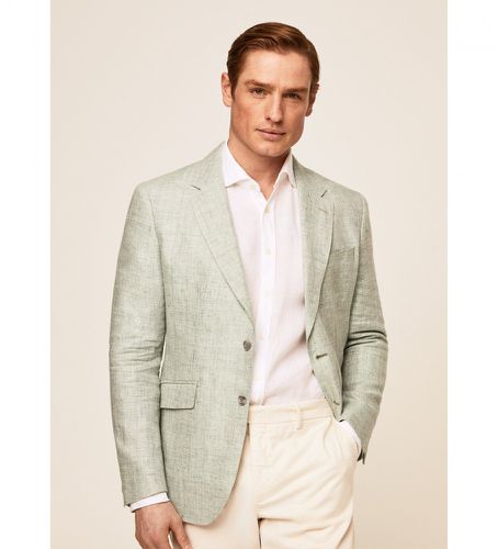 HM443173 Blazer Delave (40/32), Casuel, Fête, Coton, Classique, Manche longue - Hackett London - Modalova