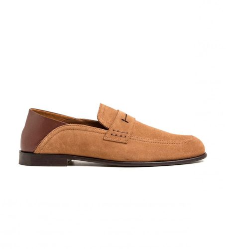 HMS21267 Mocassins en cuir marron Antifaz (40), Plat, Aucun, Casuel - Hackett London - Modalova