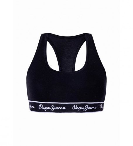 PLU10915 Soutien-gorge de sport Coton (XS), Noir, Homewear, Modal - Pepe Jeans - Modalova