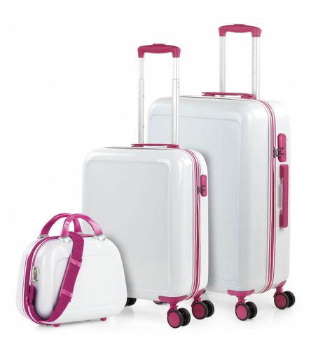 Unisex. 702600B-06 Ensemble de valises 50/60 CMS et Trousse de toilette 702600B couleur - (OSFA), Casuel, Rose, PVC, Big - ITACA - Modalova