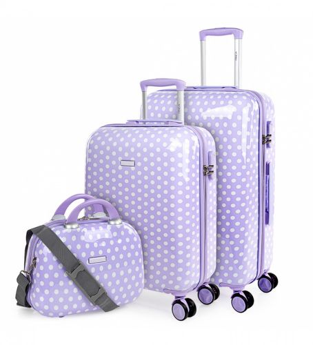 B-05 Jeu de valises 50/60 CMS et trousse de toilette 702400B couleur (OSFA), Casuel, Violet, PVC, Big, Cabine - ITACA - Modalova