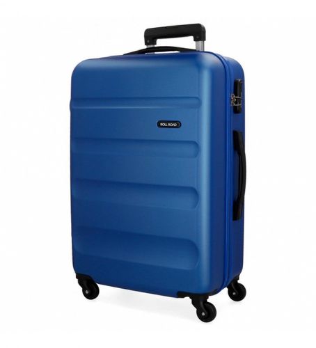 Unisex. 5849363 Valise rigide de grande taille Flex (OSFA), Casuel, ABS/Polycarbonate, Big, Marine - Roll Road - Modalova