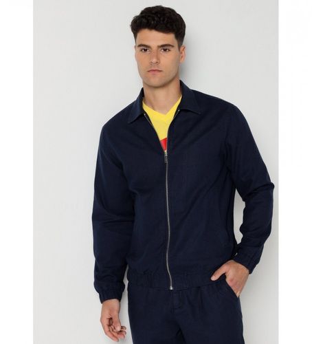 Veste Zipper (L), Casuel, Coton, Manche longue, Marine - Victorio & Lucchino, V&L - Modalova