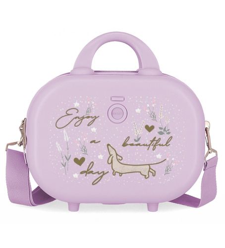 Unisex. 9513923 Trousse de toilette en ABS Beautiful day Adaptable lilas (OSFA), Casuel, Violet, ABS/Polycarbonate - Enso - Modalova