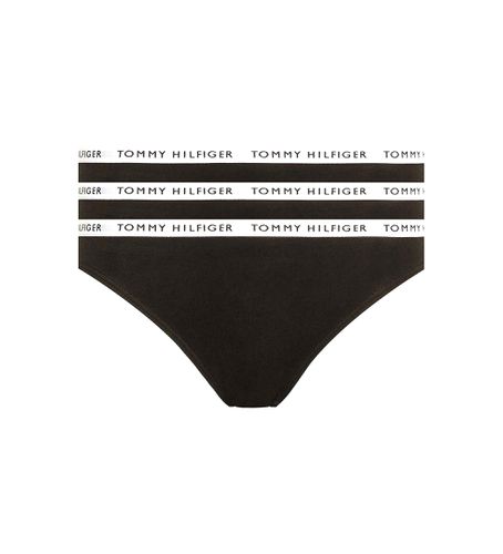 UW0UW02828 Pack 3 Culotte noire avec logo (S), Homewear, Le coton biologique, Durable - Tommy Hilfiger - Modalova