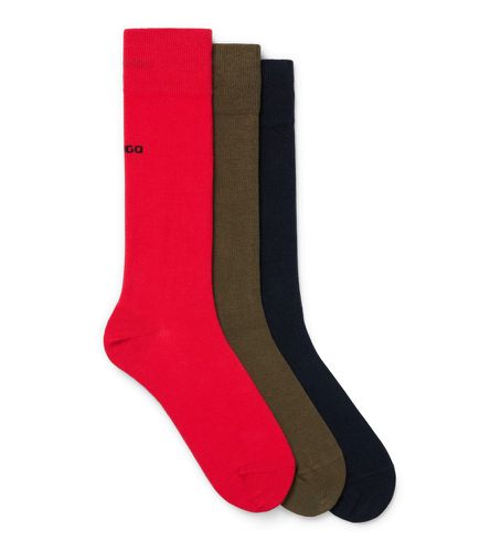 Lot de 3 paires de chaussettes longues standard , marron, (39-42), Homewear, Coton - HUGO - Modalova