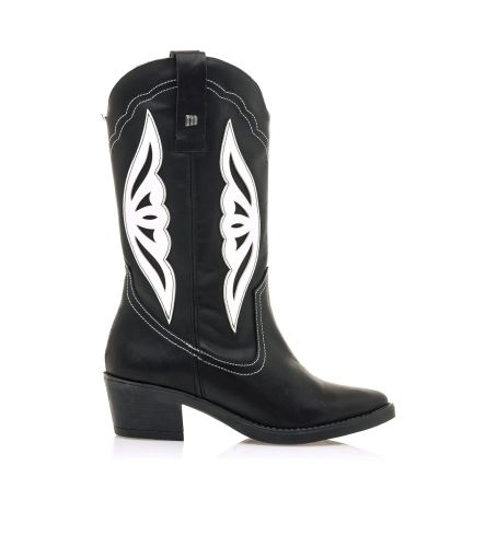 Bottes en cuir Teo - Hauteur du talon : 5 cm (36), 5 à 8 cm, Aucun, Casuel - Mustang - Modalova