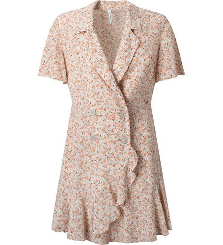 PL953222 Robe aide-soignante (XS), Casuel, Viscose, Floral, Manche courte - Pepe Jeans - Modalova