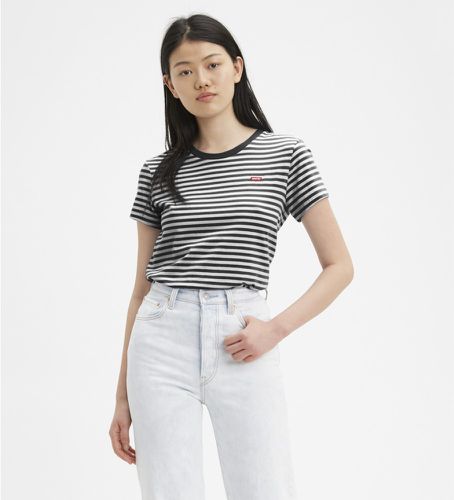 T-shirt Perfect (M), Casuel, Coton, Manche courte, Marine - Levi's - Modalova