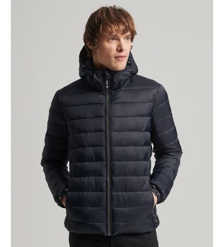 M5011201A Veste matelassée à capuche Sports (XXL), Casuel, Nylon, Manche longue, Durable, Marine - Superdry - Modalova